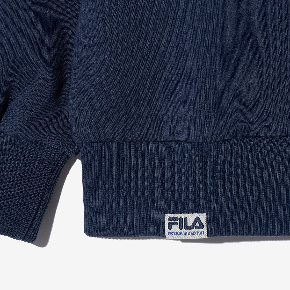 휠라 키즈(FILA KIDS) 카라 배색 맨투맨