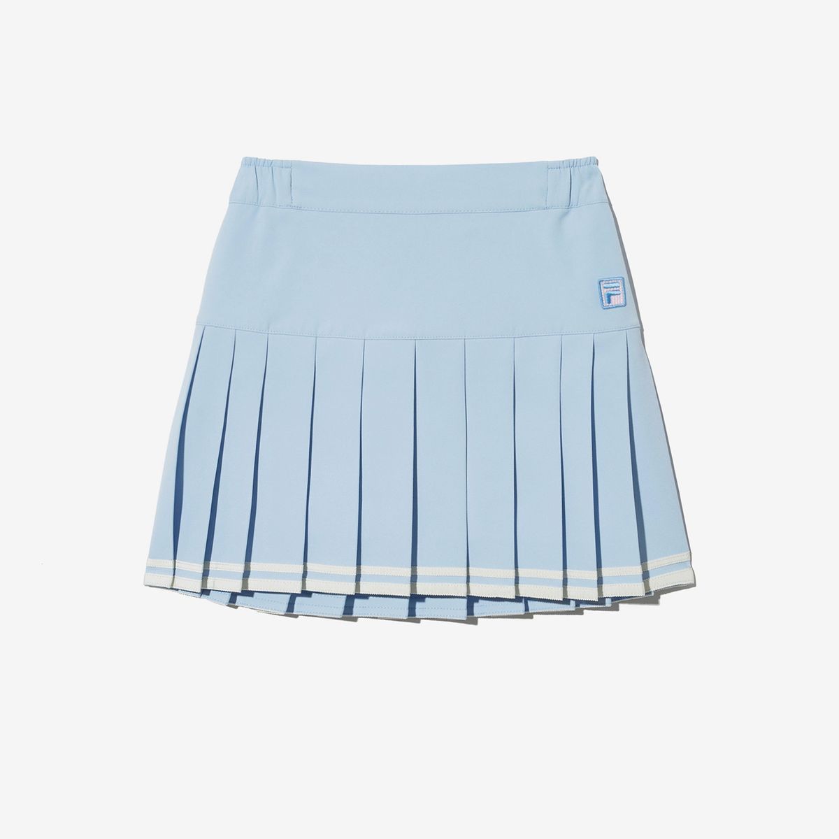 휠라 키즈(FILA KIDS) 밑단 테이프 플리츠 스커트