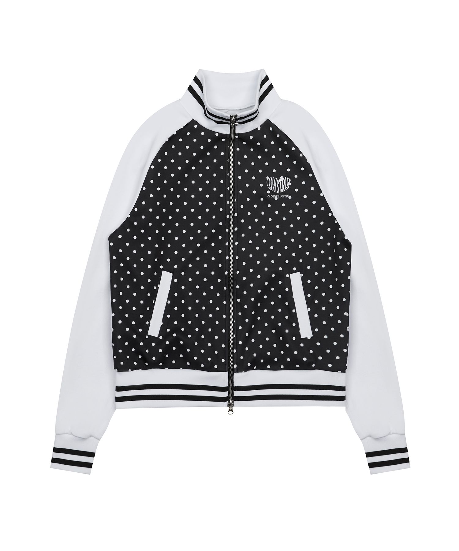 MUSINSA公式 | LUV IS TRUE IM DOT TRANING ZIPUP(BLACK)