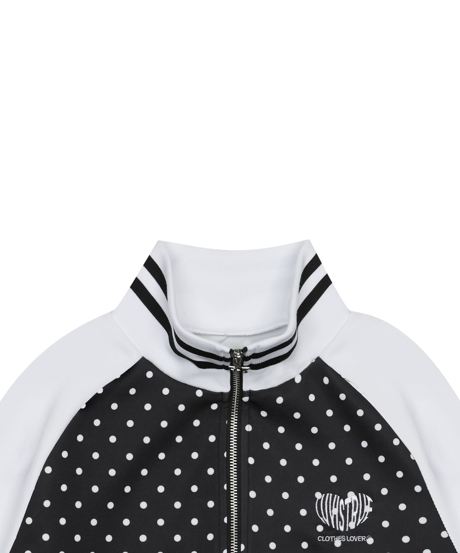 ★2025SS新作★LUV IS TRUE★IM DOT TRANING ZIPUP MUSINSA | LUV IS TRUE IM DOT TRANING ZIPUP(BLACK)