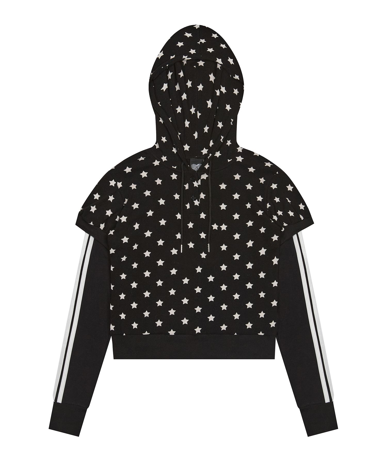 ★2025SS新作★LUV IS TRUE★IM PUFF HOOD TEE MUSINSA | LUV IS TRUE IM PUFF HOOD TEE(BLACK)