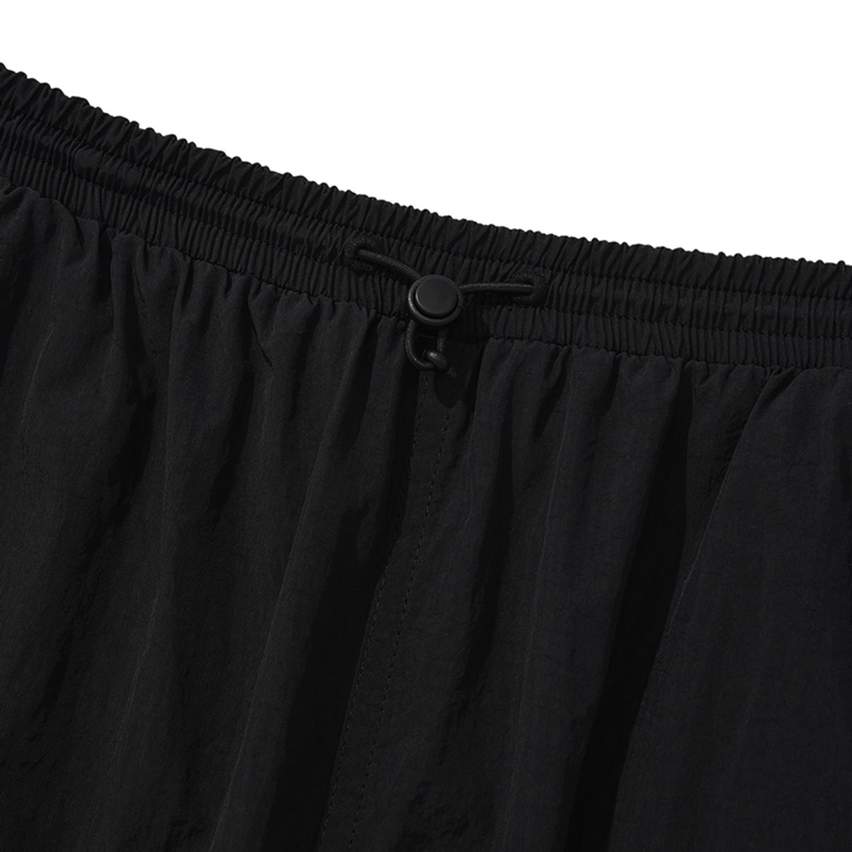 키르시(KIRSH) 키르시 플레인 절개 우븐 팬츠 [블랙]