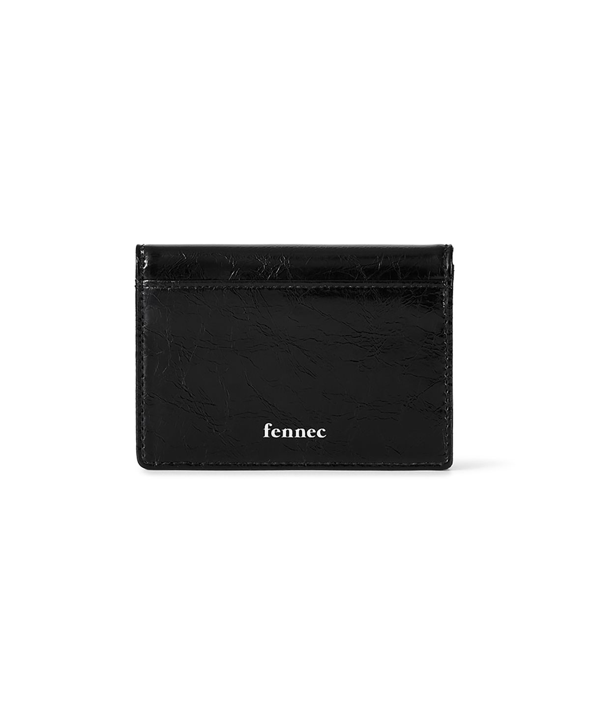 페넥(FENNEC) HEARTY FLAP WALLET - BLACK