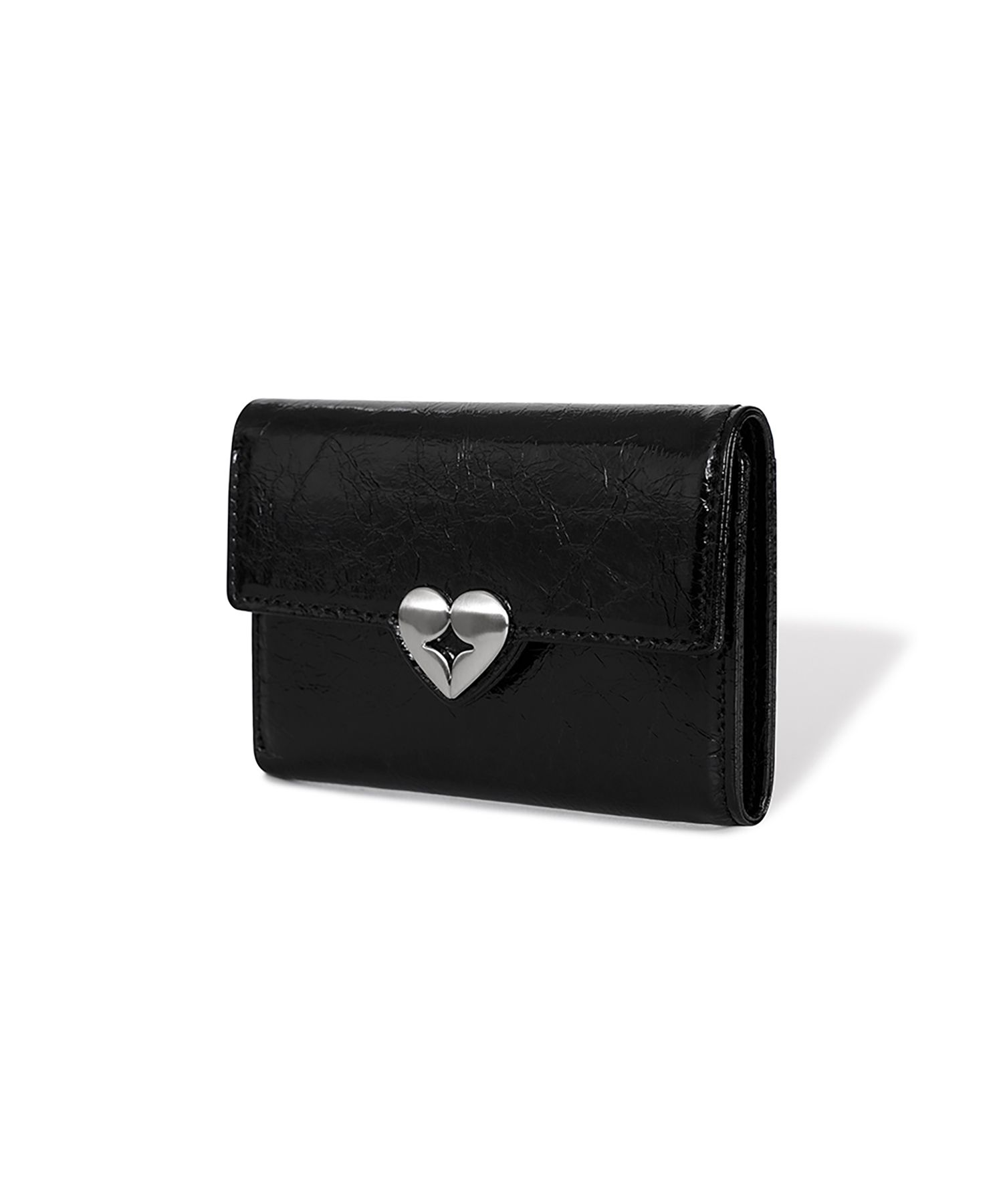 【FENNEC】 HEARTY FLAP WALLET ★送料・関税込★大人気★ MUSINSA | fennec HEARTY FLAP WALLET - BLACK