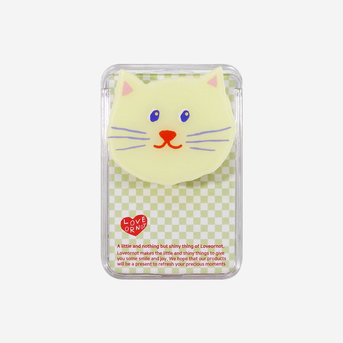 러브오낫(LOVE OR NOT) 맥세이프 카드톡_Babyshu Kitty Magsafe Card-Tok