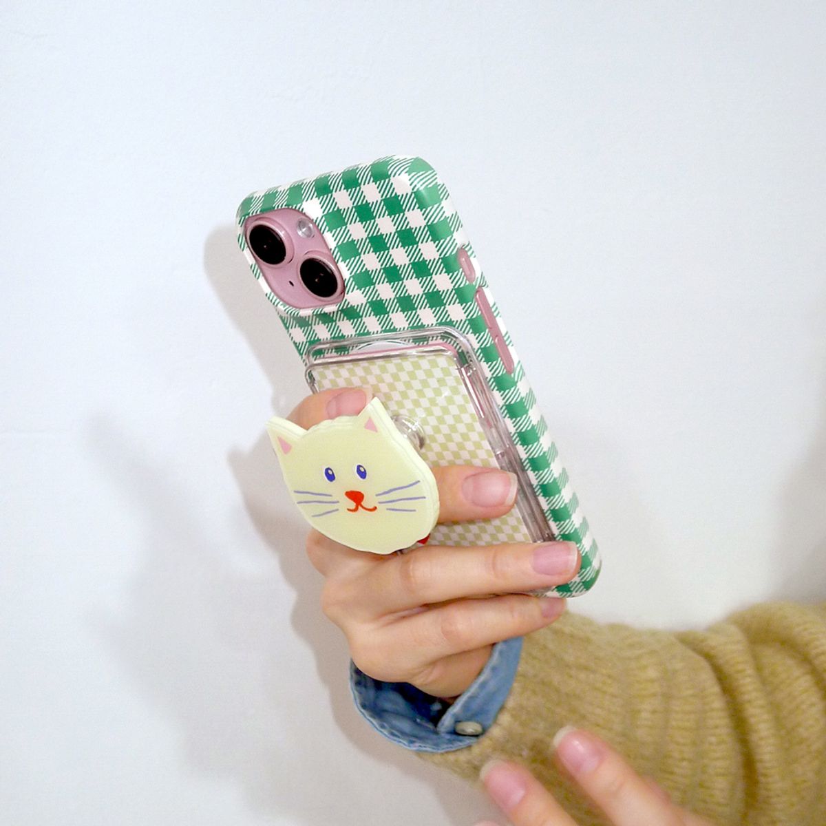 러브오낫(LOVE OR NOT) 맥세이프 카드톡_Babyshu Kitty Magsafe Card-Tok