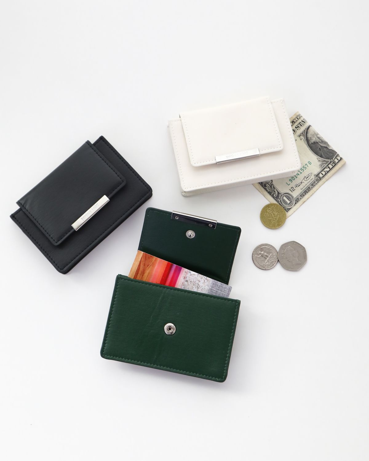 프로젝트 1907(PROJECT1907) [HANJI] Business Card Wallet (Green)
