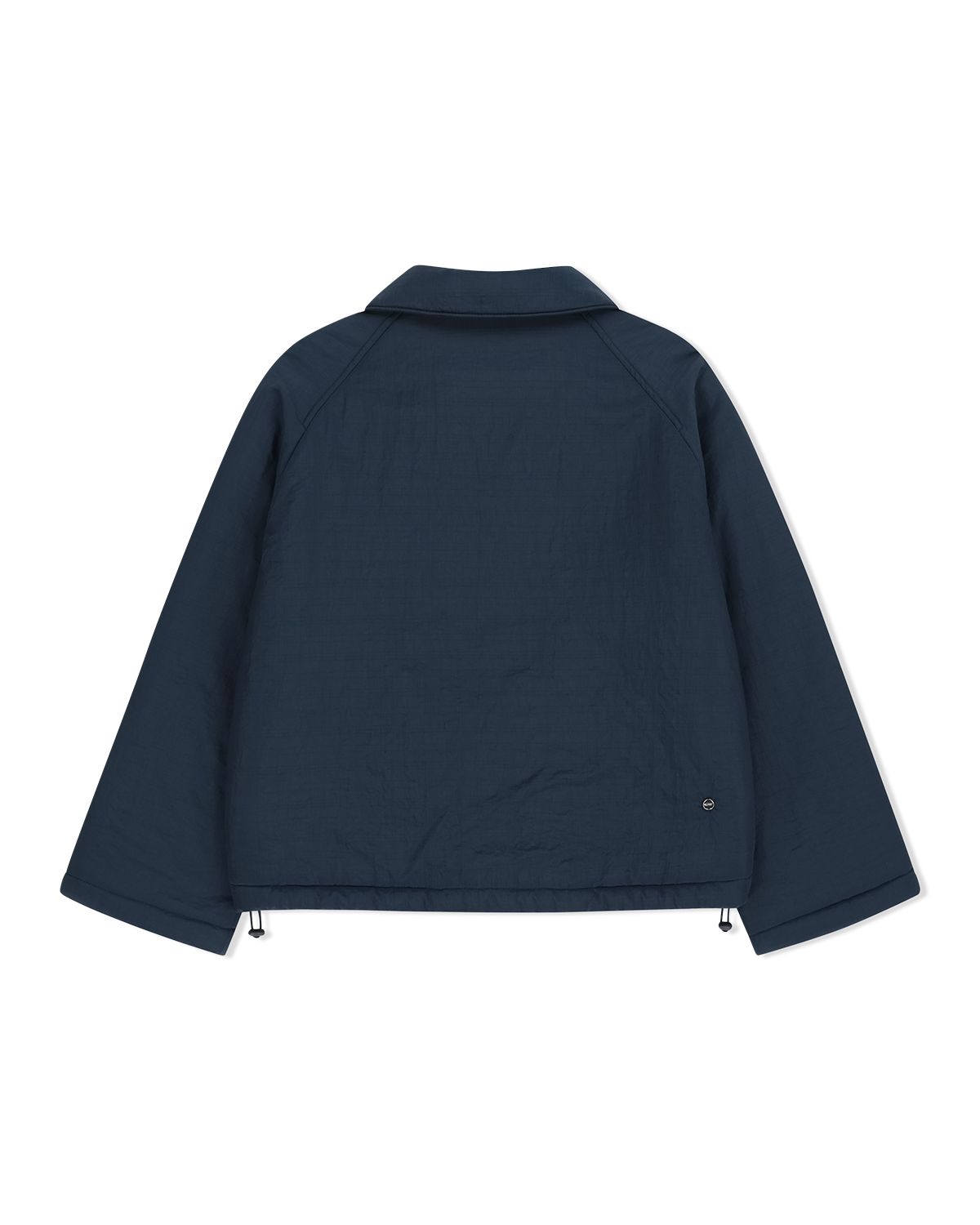 더뮤지엄비지터(THEMUSEUMVISITOR) ROUND UNBALANCED PUFF JACKET (NAVY)
