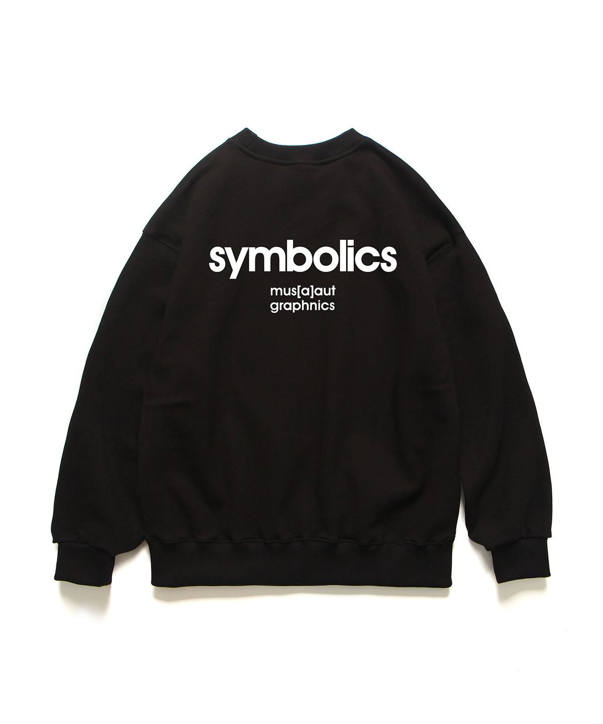 앱놀머씽(ABNORMALTHING) 심볼릭스 크루넥 블랙 (SYMBOLICS CREWNECK BLACK)