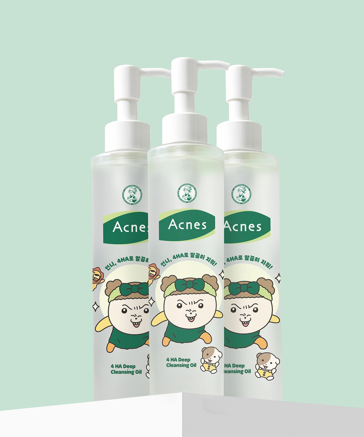 아크네스(ACNES) [마루파우치] 포하 딥 클렌징 오일 200ml 마루에디션