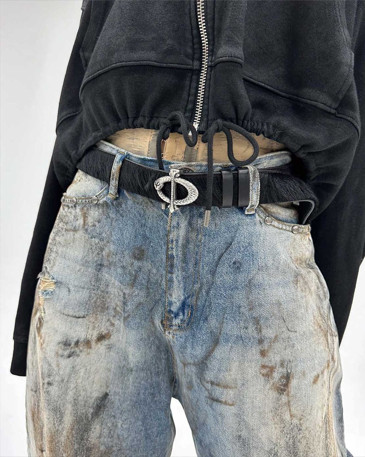 스쿠읏 핸드미다운즈(SKOOT HANDMEDOWNS) Velvet Serpent Belt