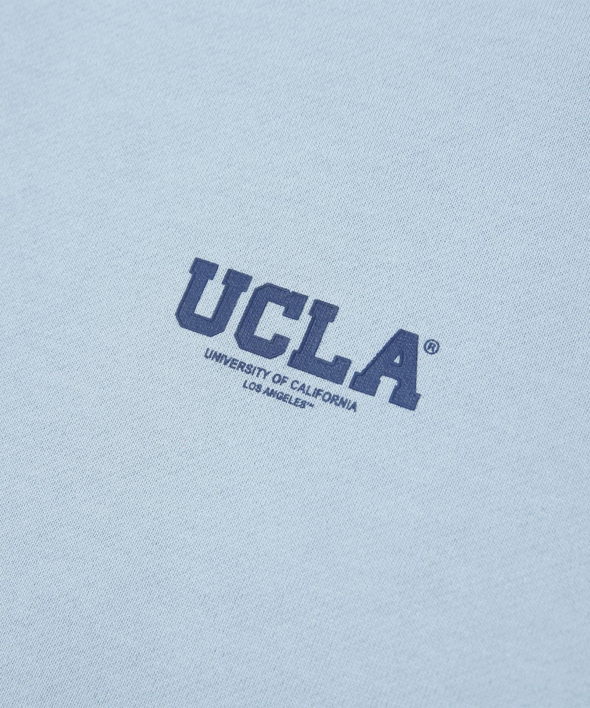 유씨엘에이(UCLA) 남녀공용 스몰로고 베이직 스웨트 셔츠[LT-BLUE](UBRLT81)