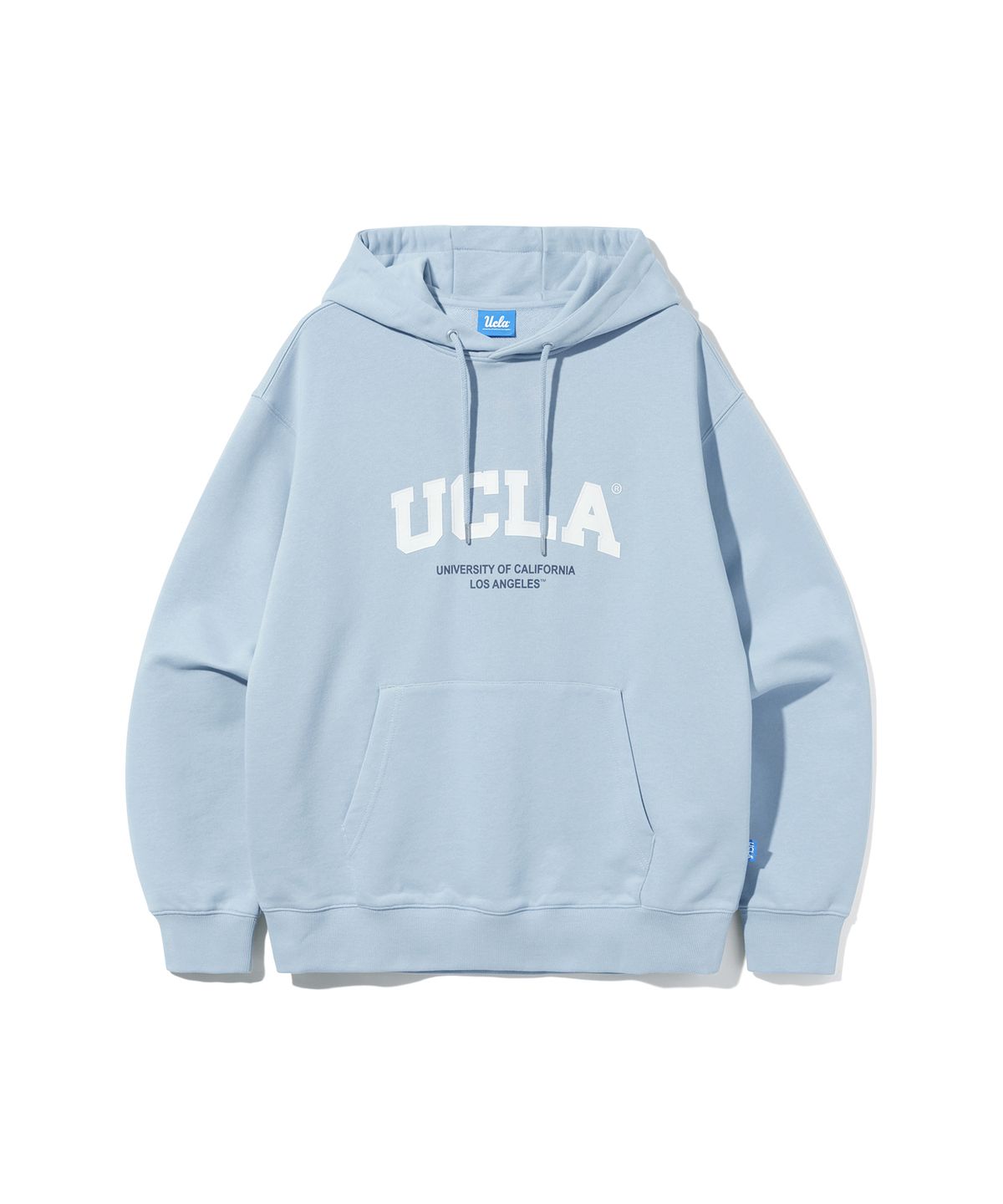 유씨엘에이(UCLA) 남녀공용 빅 로고 베이직 후디[LT-BLUE](UBRLT84)