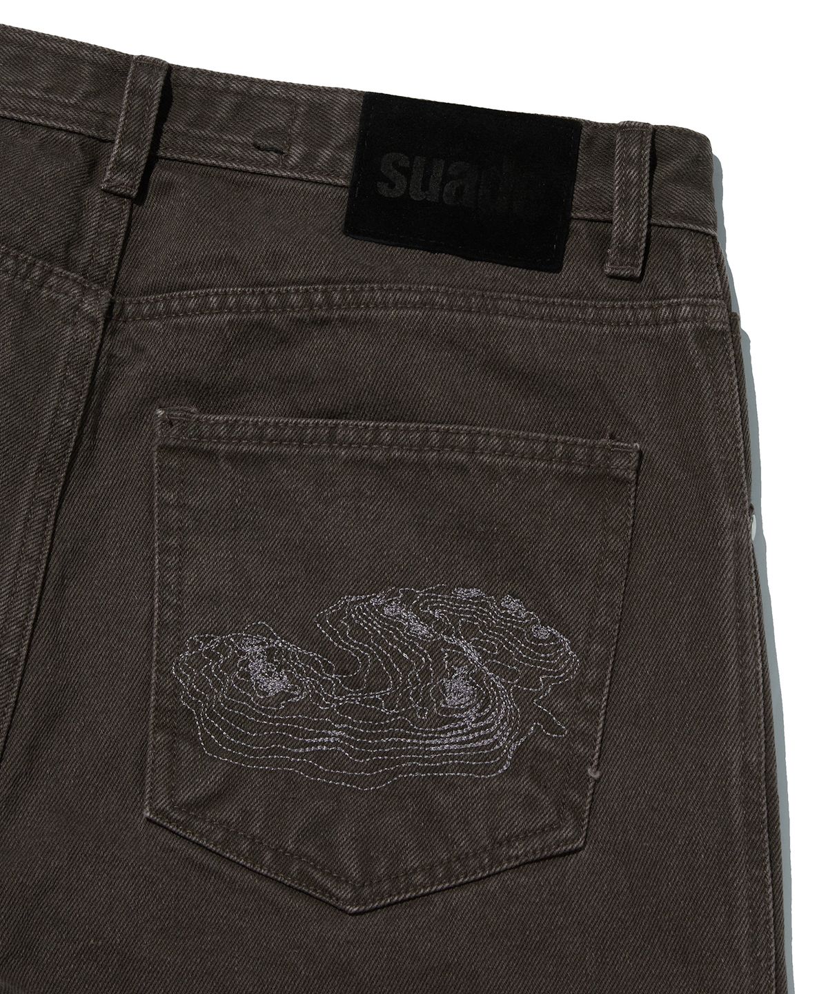 스웨이드(SUADE) CONTOUR POCKET DENIM [BROWN]