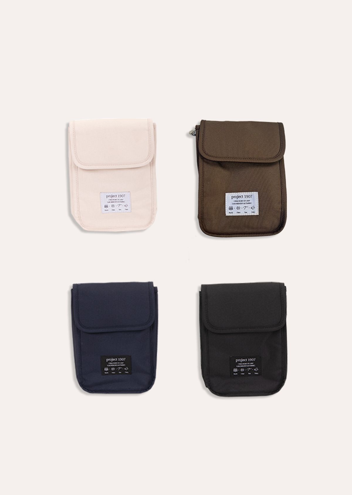 프로젝트 1907(PROJECT1907) [PLASTIC] Mini Cross Bag (4 Color)