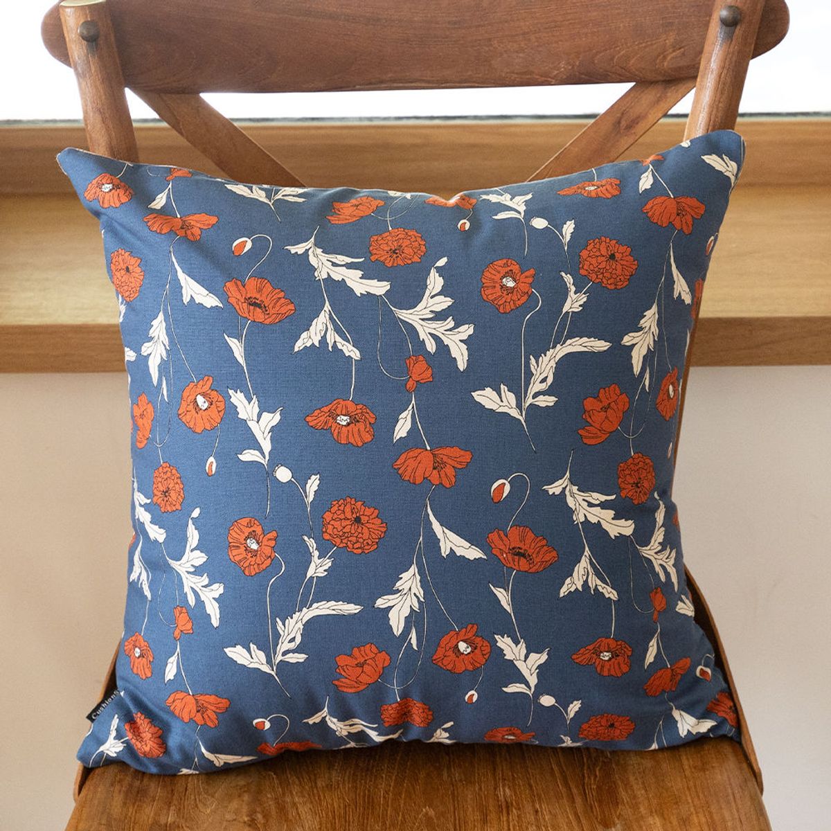 쿠션이야기(CUSHIONSTORY) 안젤리카 플라워 쿠션 커버 옐로우