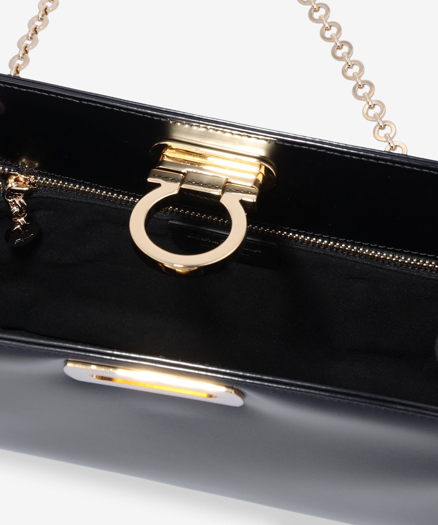 ■FERRAGAMO■ Small Diana Clutch Black 210587560469 21058756 Diana clutch - Women | Ferragamo