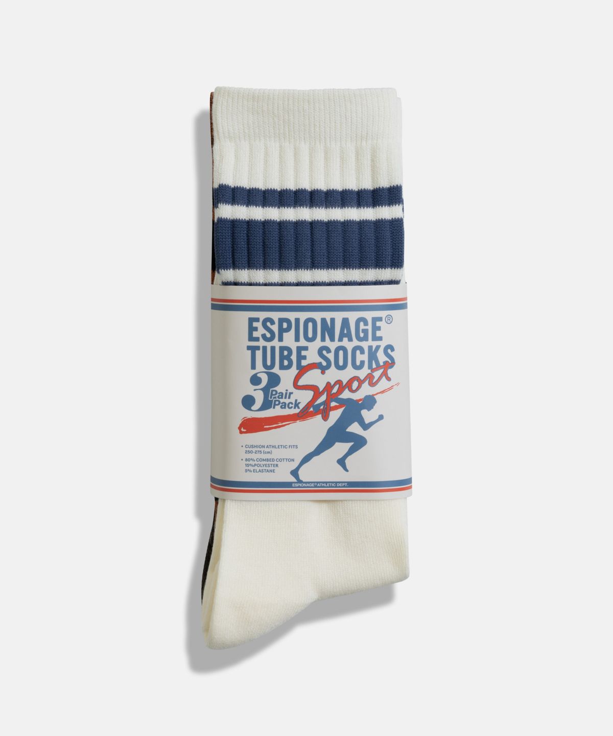 에스피오나지(ESPIONAGE) Skater Athletic Socks Vol.1 (3 Pack)