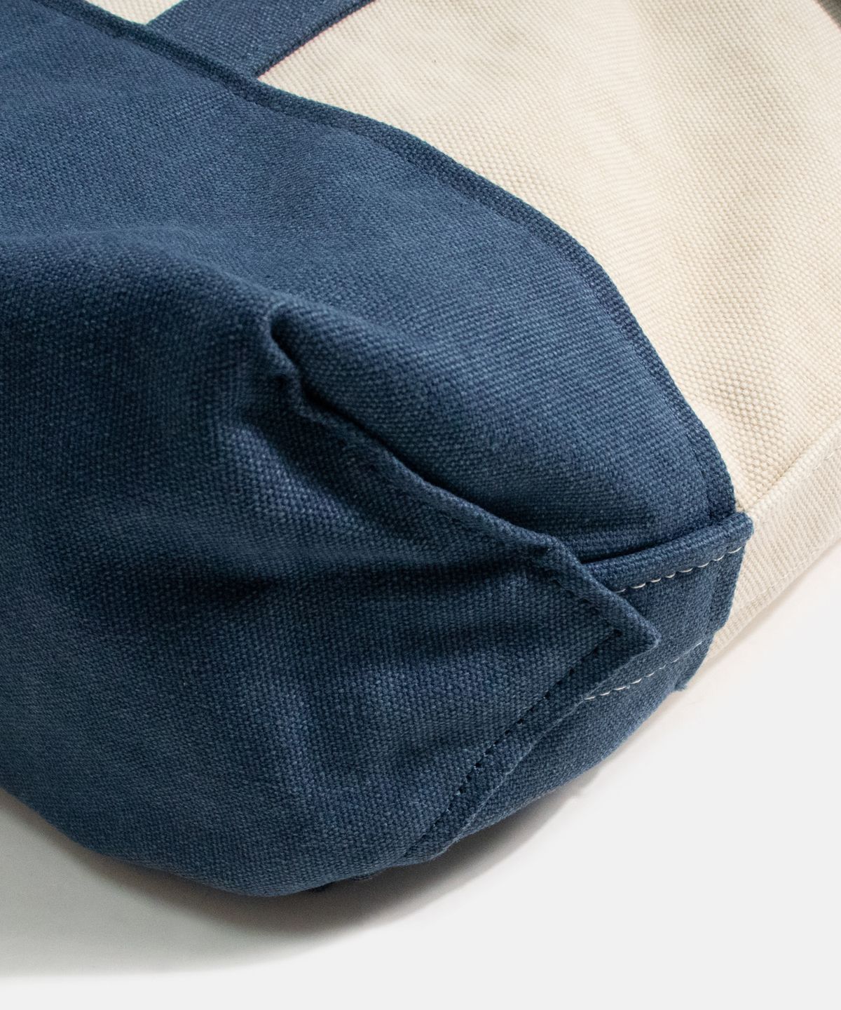 에스피오나지(ESPIONAGE) Heavy Canvas Tote Bag Navy