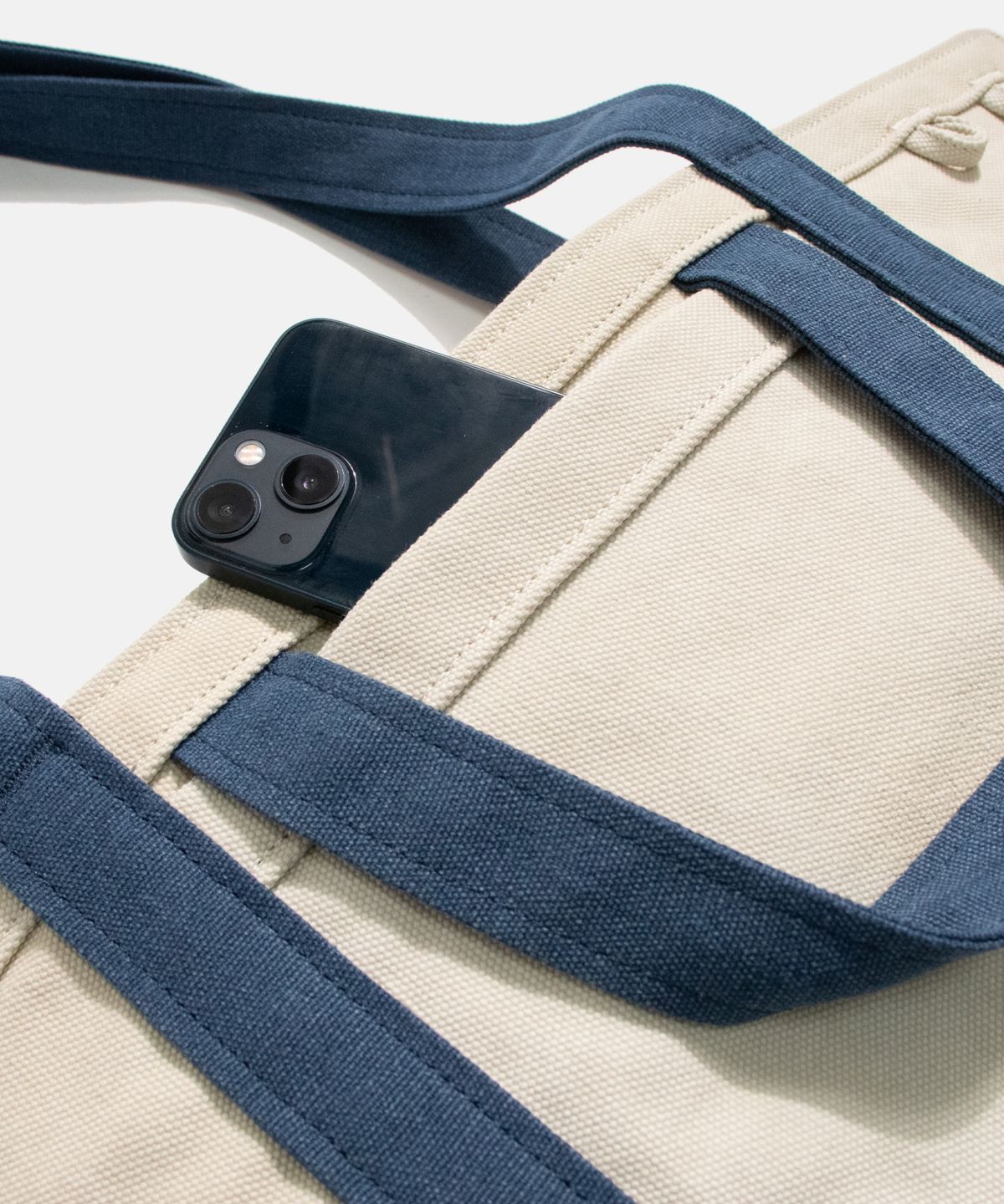 에스피오나지(ESPIONAGE) Heavy Canvas Tote Bag Navy