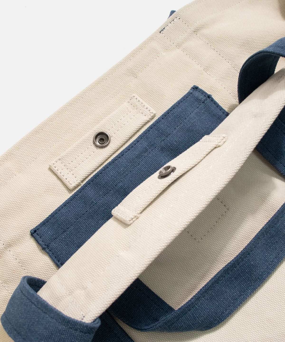에스피오나지(ESPIONAGE) Heavy Canvas Tote Bag Navy