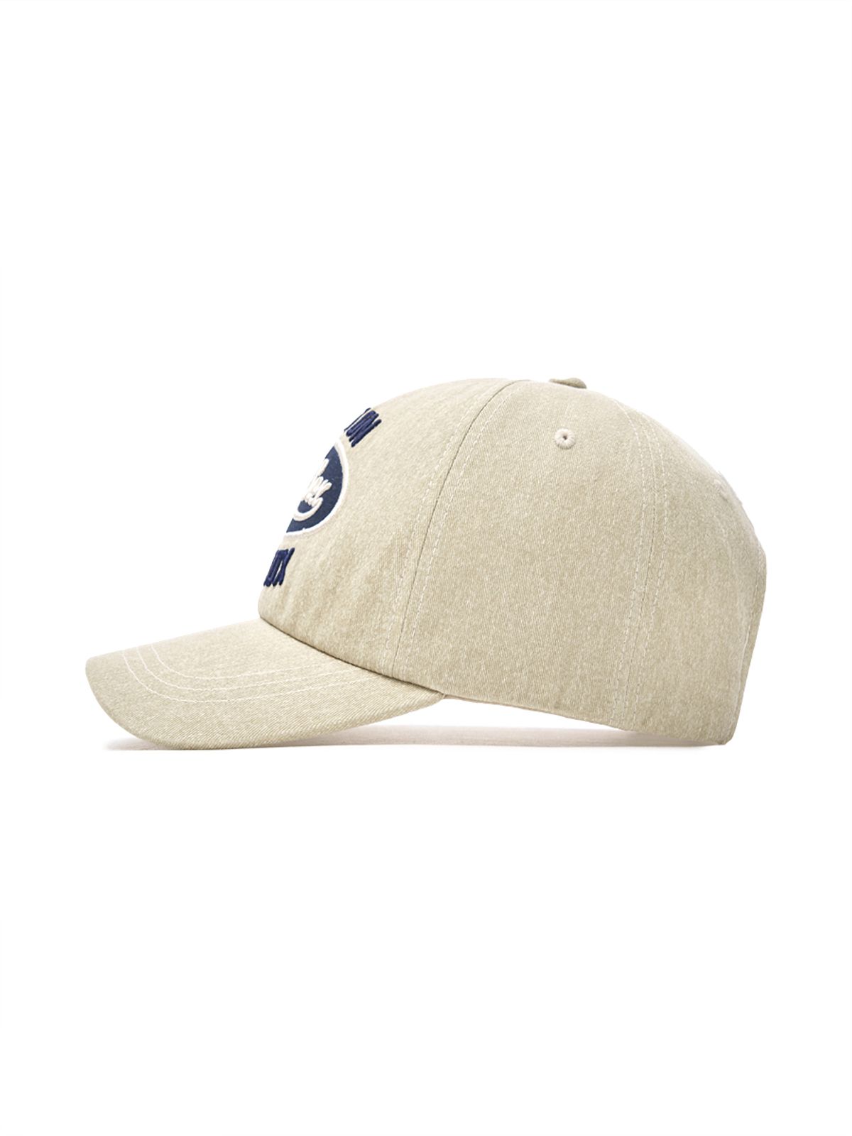 엠엘비(MLB) 바시티 빈티지 오벌 스티치 언스트럭쳐 볼캡 BOS (L.Beige)