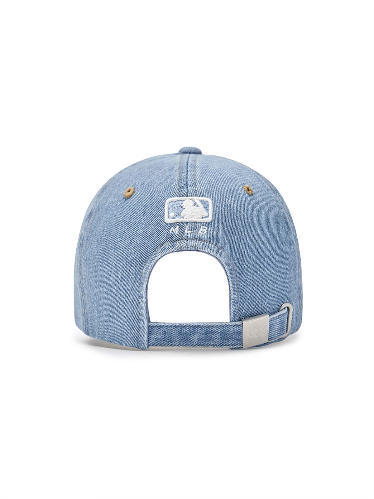 엠엘비(MLB) 컬러 데님 언스트럭쳐 볼캡 NY (L.Blue)