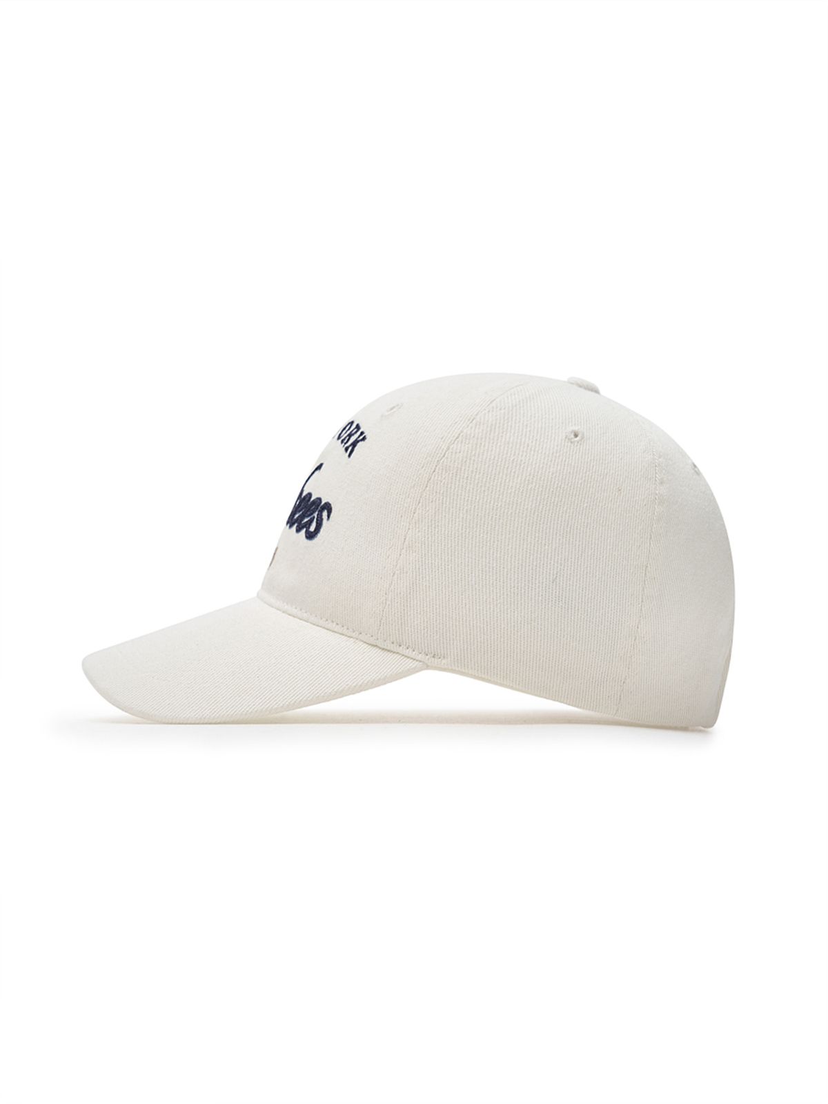 엠엘비(MLB) 컬러 데님 언스트럭쳐 볼캡 NY (Cream)