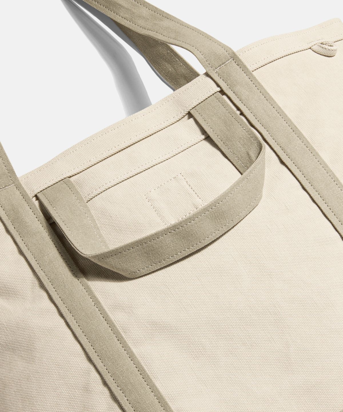 에스피오나지(ESPIONAGE) Heavy Canvas Tote Bag Beige