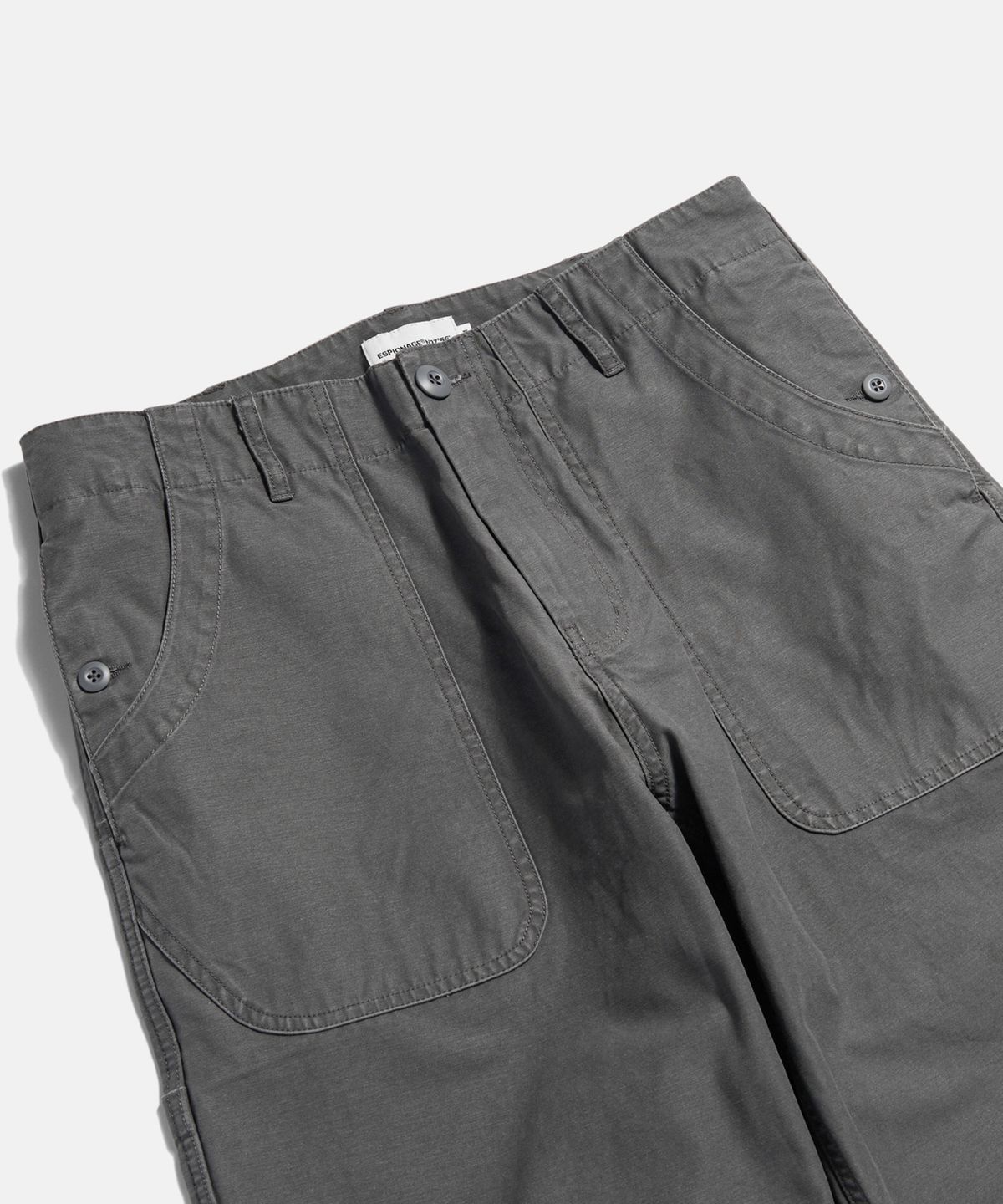 에스피오나지(ESPIONAGE) Swiss Army Work Pants Grey