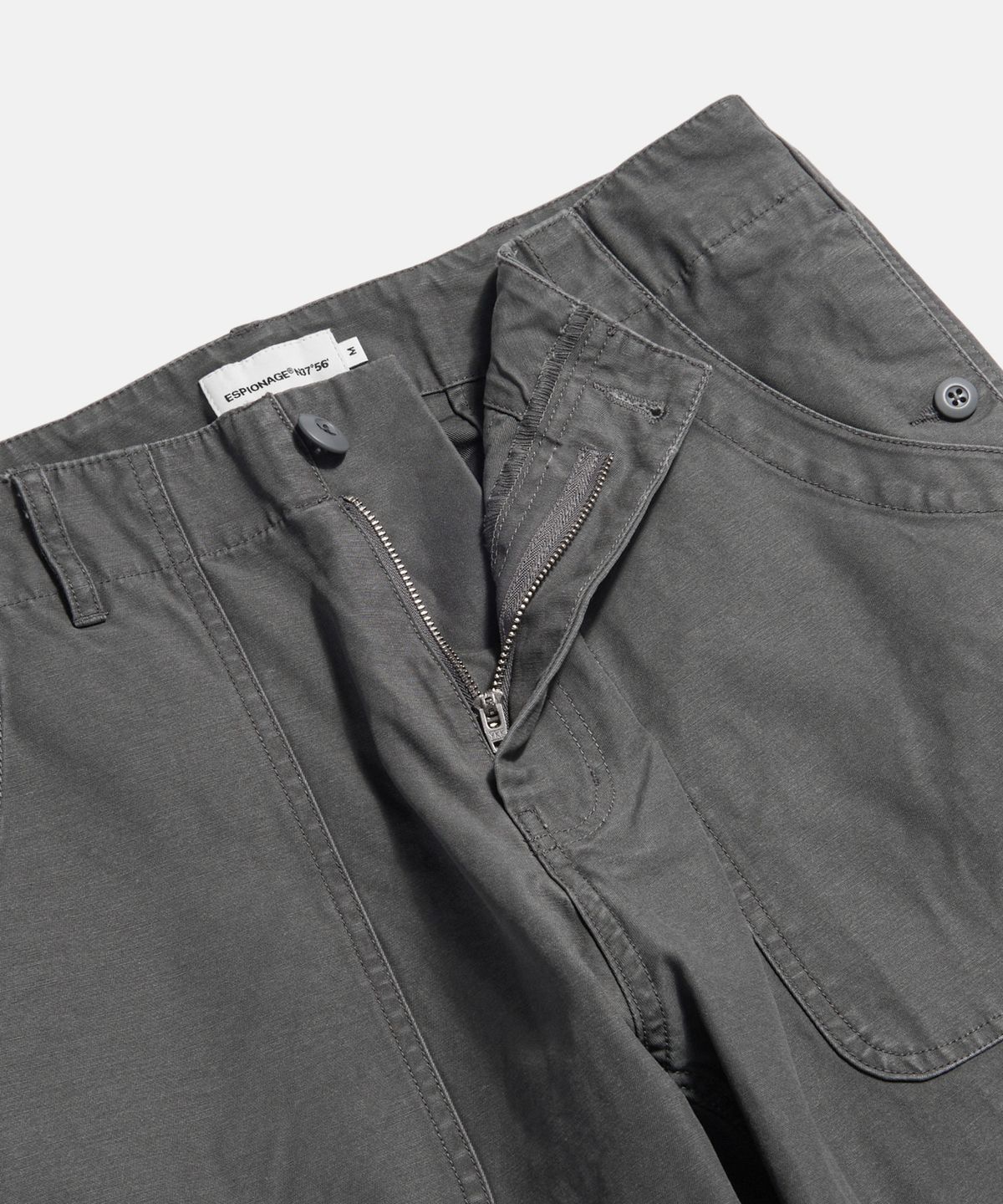 에스피오나지(ESPIONAGE) Swiss Army Work Pants Grey