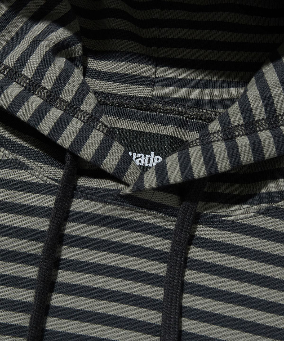 스웨이드(SUADE) STRIPE HOODIE [GRAY]