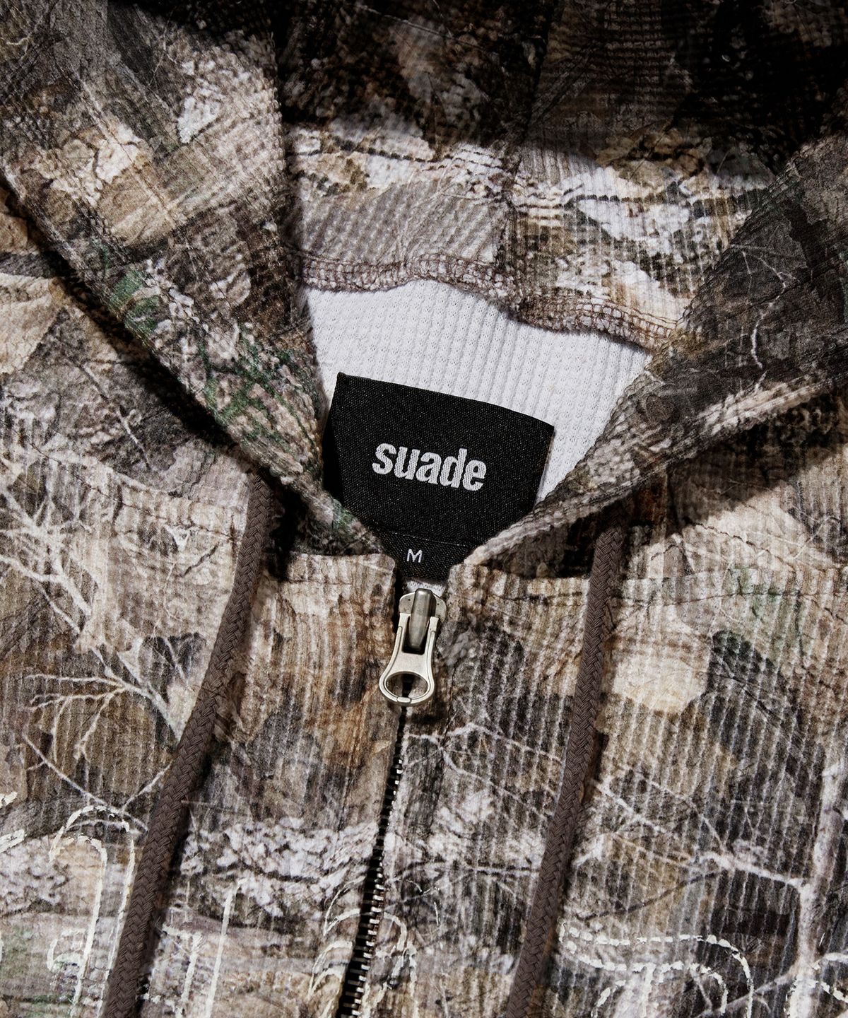 스웨이드(SUADE) THERMAL CAMO HOOD ZIP UP [TREE CAMO]