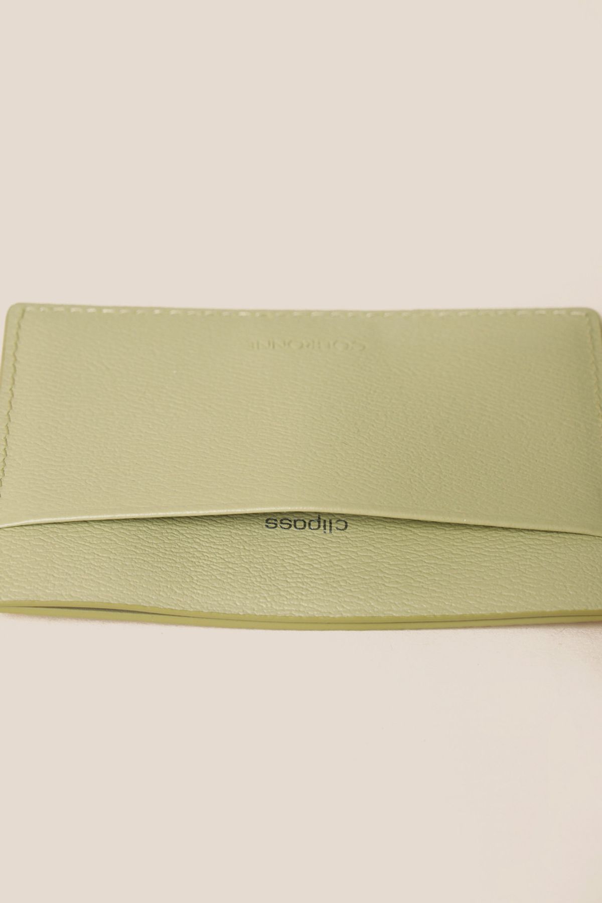 쿠론(COURONNE) Le Temp Flat card Wallet_RCWGX25112GRL