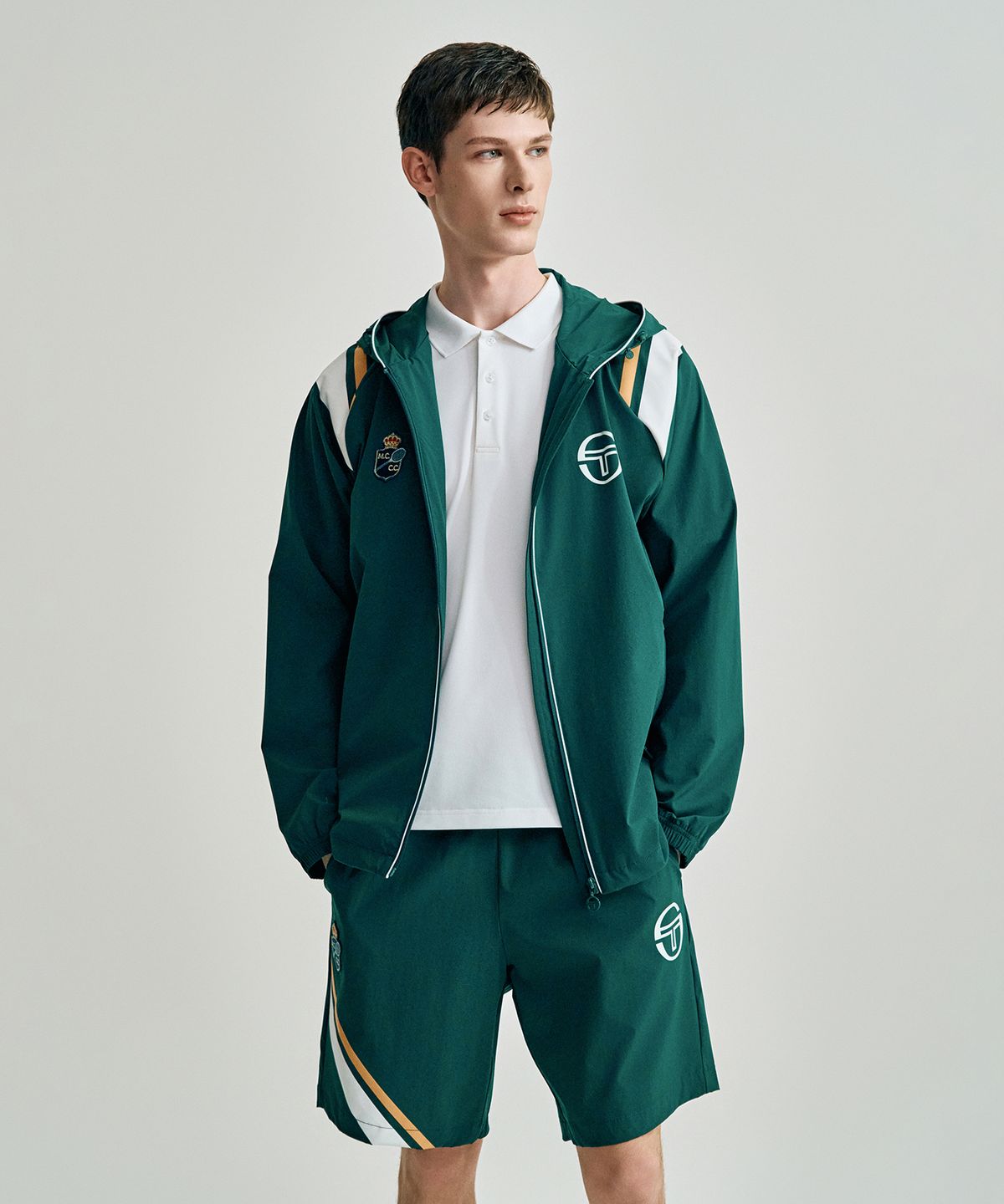 세르지오 타키니(SERGIO TACCHINI) M MC 탑스핀 스태프 자켓 (Green)