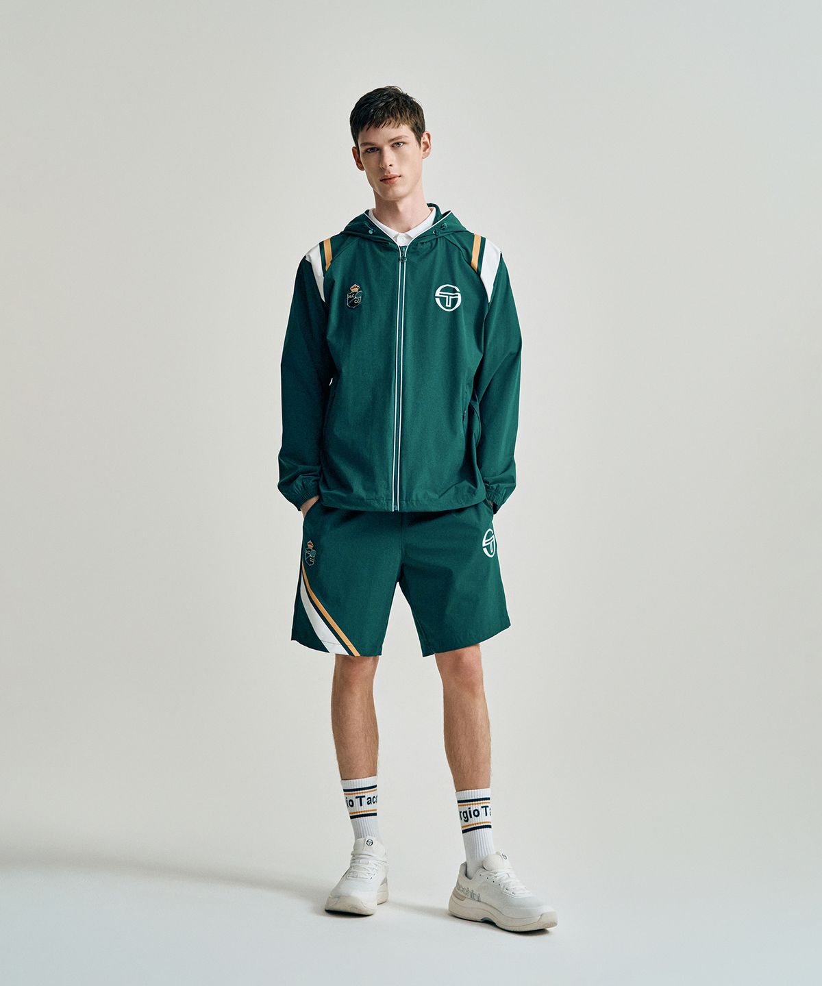 세르지오 타키니(SERGIO TACCHINI) M MC 탑스핀 스태프 자켓 (Green)