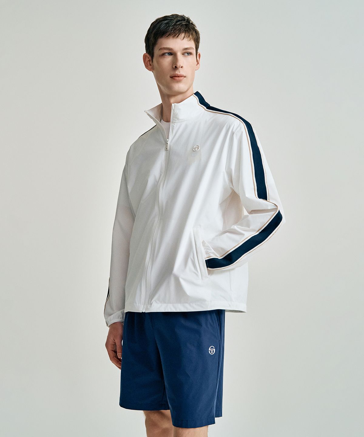 세르지오 타키니(SERGIO TACCHINI) M 트랙 우븐 자켓