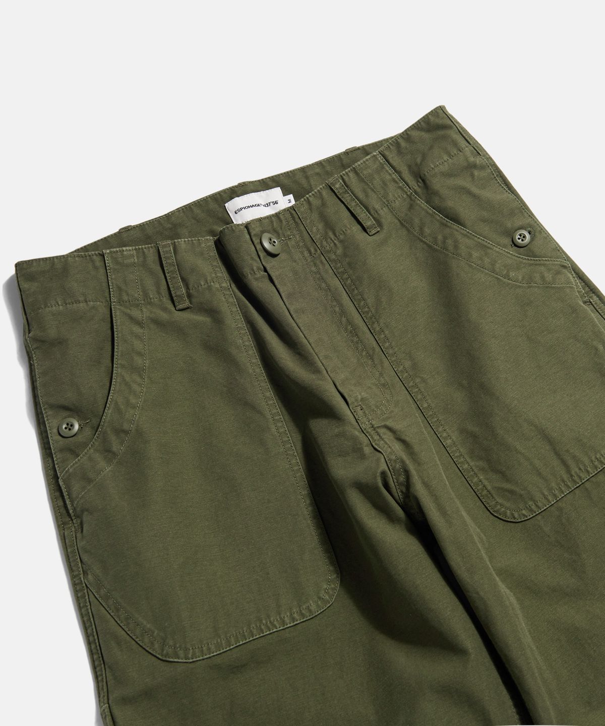 에스피오나지(ESPIONAGE) Swiss Army Work Pants Olive
