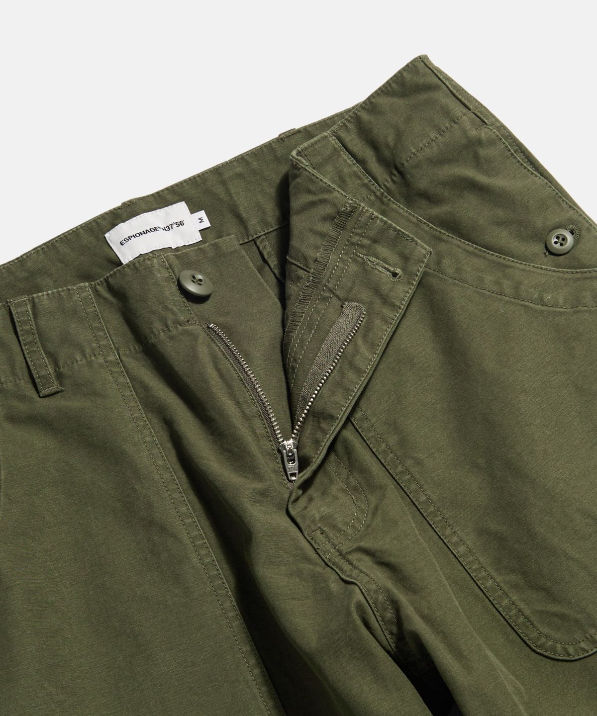 에스피오나지(ESPIONAGE) Swiss Army Work Pants Olive
