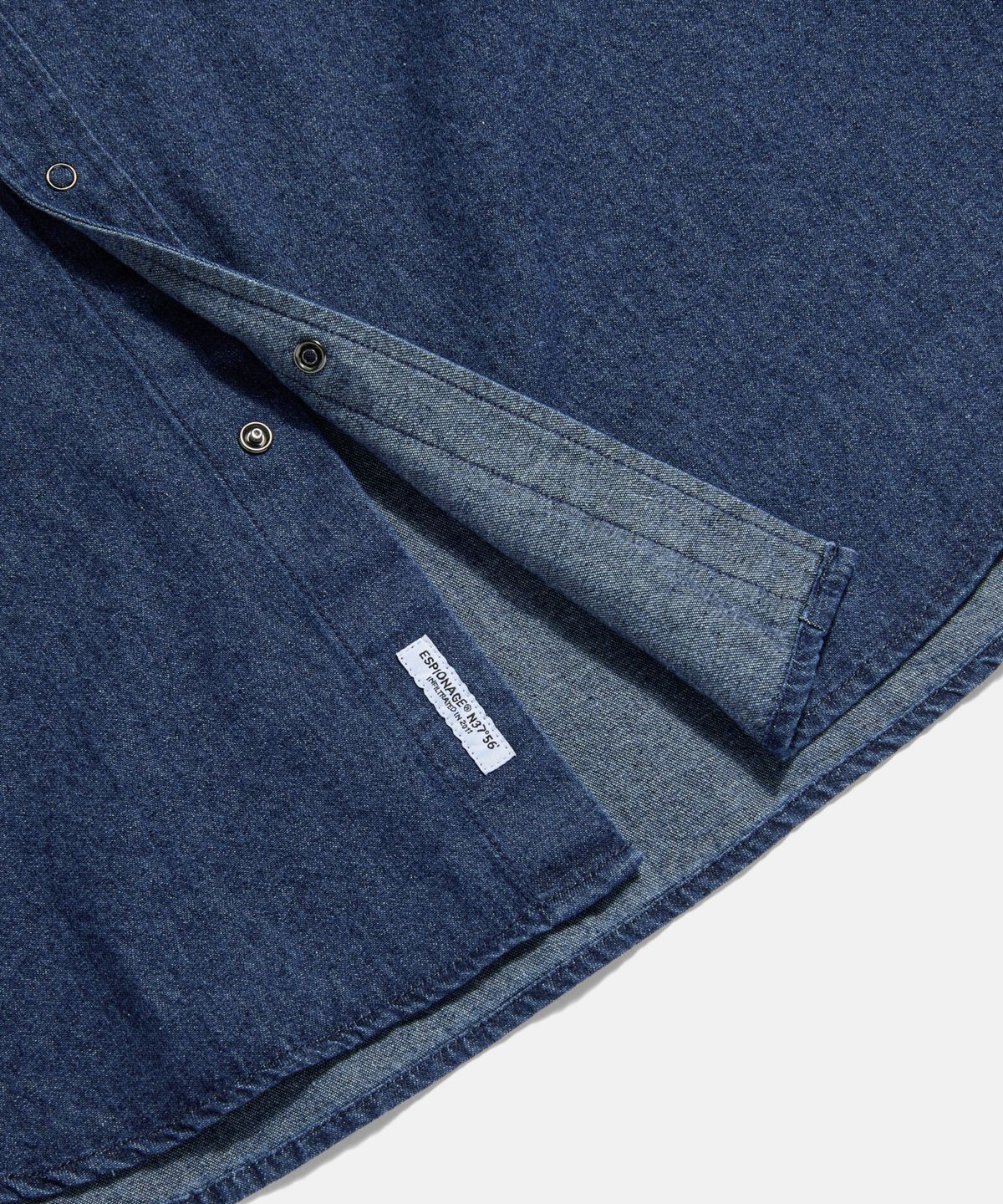 에스피오나지(ESPIONAGE) Denim Western Shirt Mid Indigo