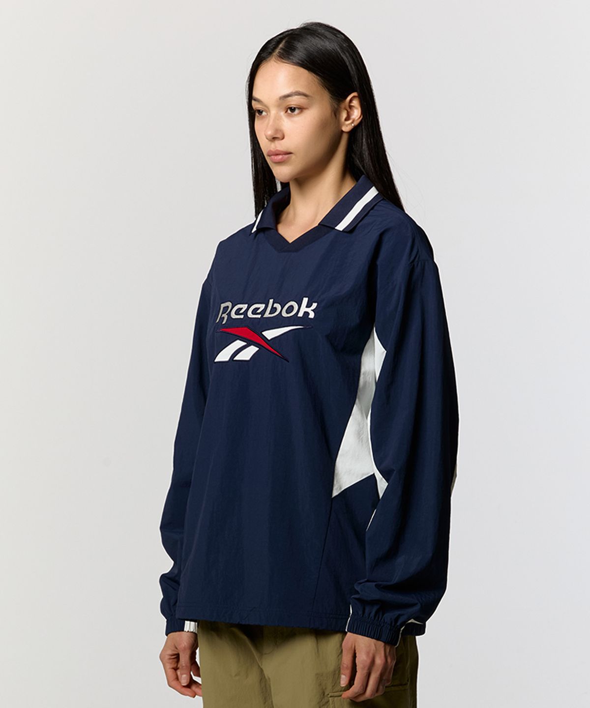 리복(REEBOK) 레전드 우븐 폴로 피스테 - 네이비