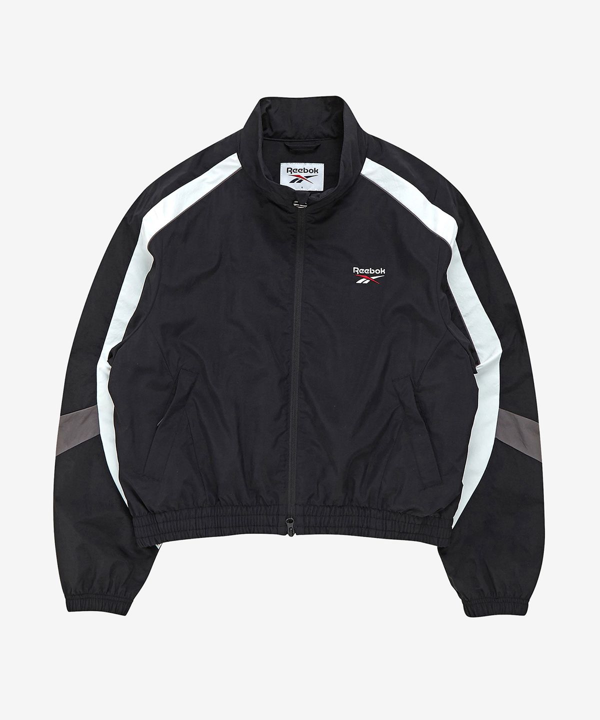 리복(REEBOK) 레전드 웜업 크롭 윈드 브레이커 (W)  - 블랙
