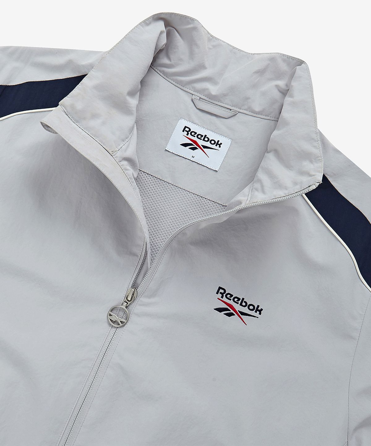 리복(REEBOK) 레전드 웜업 윈드 브레이커 - 그레이