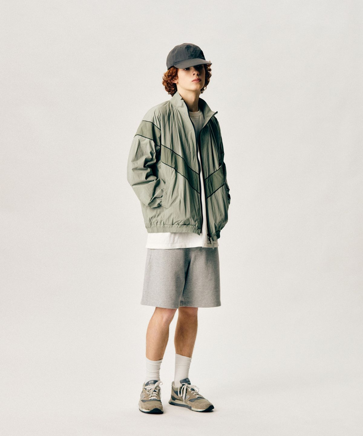 에스피오나지(ESPIONAGE) IPFU Training Jacket Grey Olive