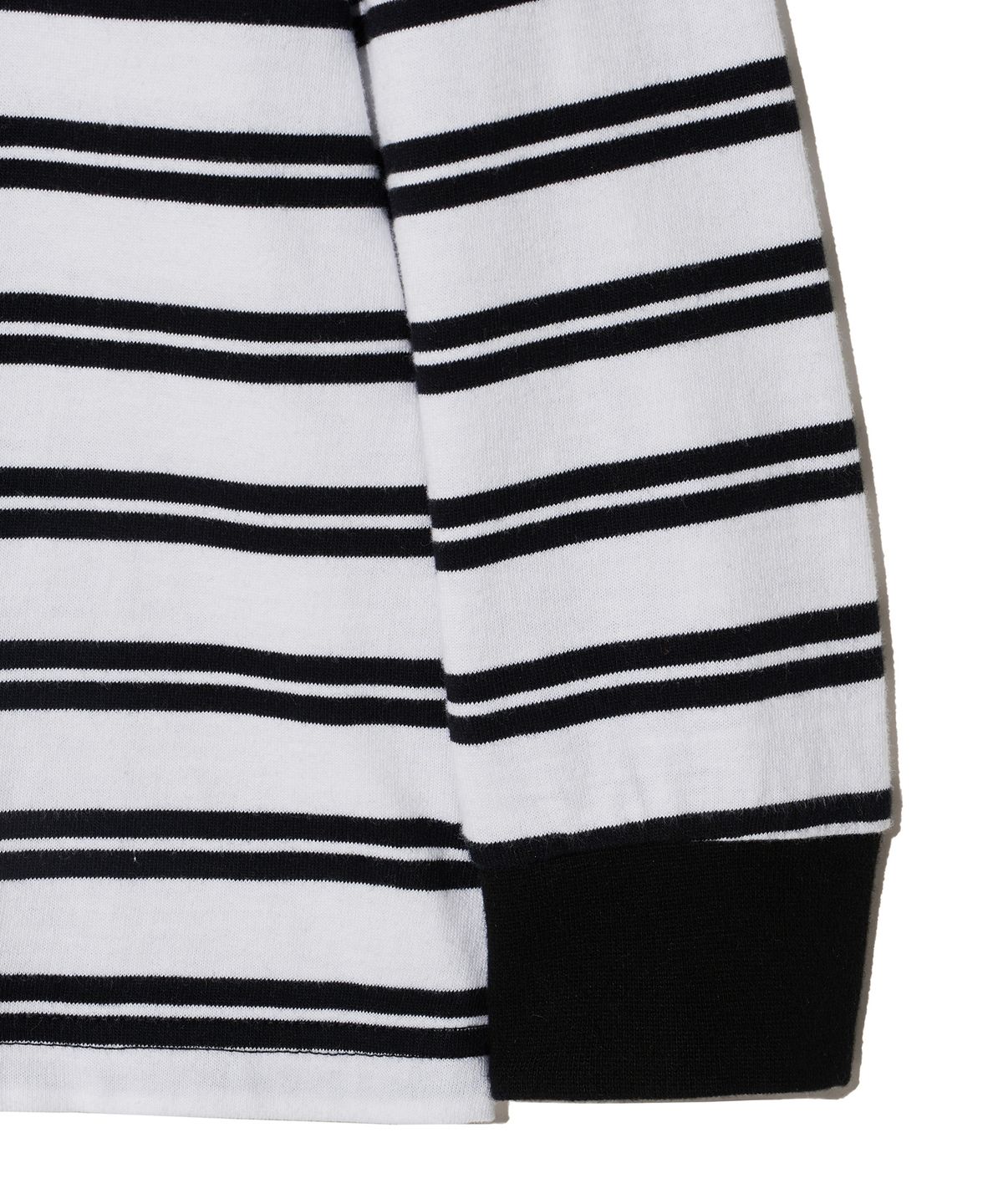 브라운브레스 키즈(BROWNBREATH KIDS) KIDS TAG STRIPE LONGSLEEVE - BLACK