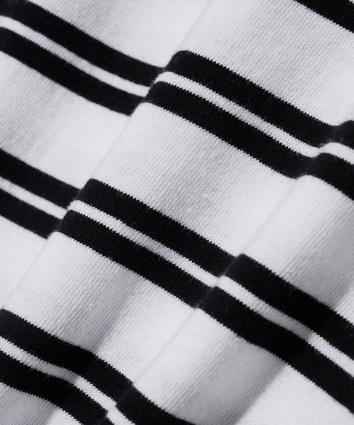 브라운브레스 키즈(BROWNBREATH KIDS) KIDS TAG STRIPE LONGSLEEVE - BLACK