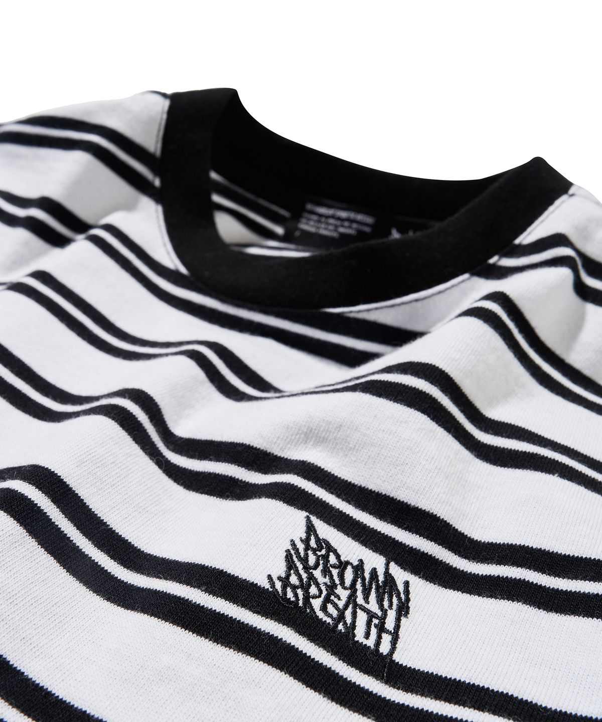 브라운브레스 키즈(BROWNBREATH KIDS) KIDS TAG STRIPE LONGSLEEVE - BLACK