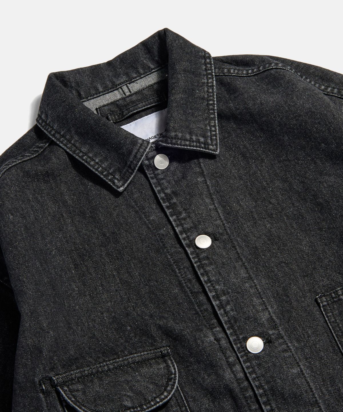 에스피오나지(ESPIONAGE) 50s American Denim Coverall Washed Black