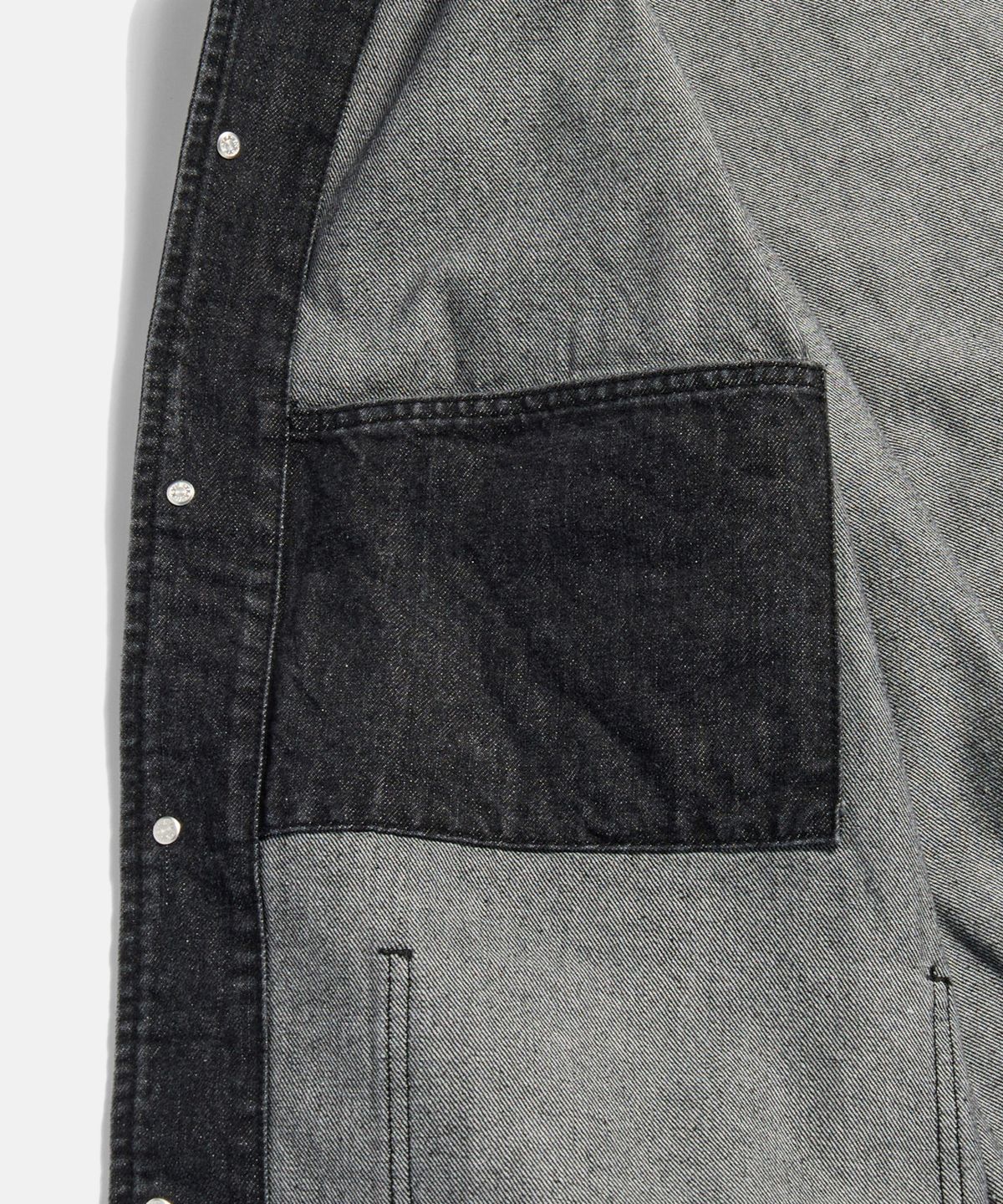 에스피오나지(ESPIONAGE) 50s American Denim Coverall Washed Black
