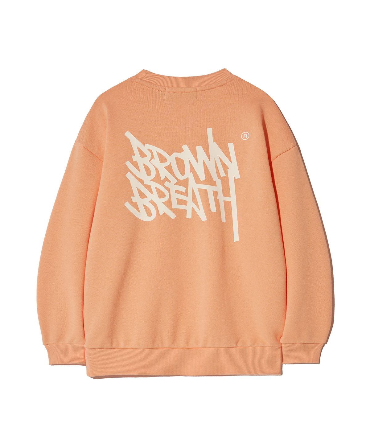 브라운브레스 키즈(BROWNBREATH KIDS) KIDS TAG CREWNECK - ORANGE
